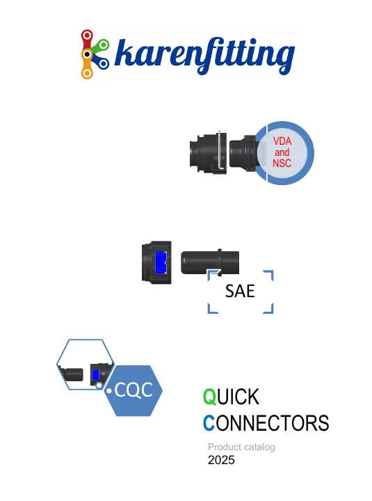 First page of KarenFitting Fuel & Urea Quick Connectors Catalog 2025.pdf